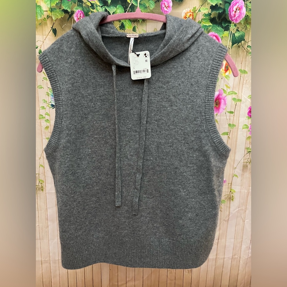 NWT Free People George Cashmere Sweater Vest - Picture 6 of 16